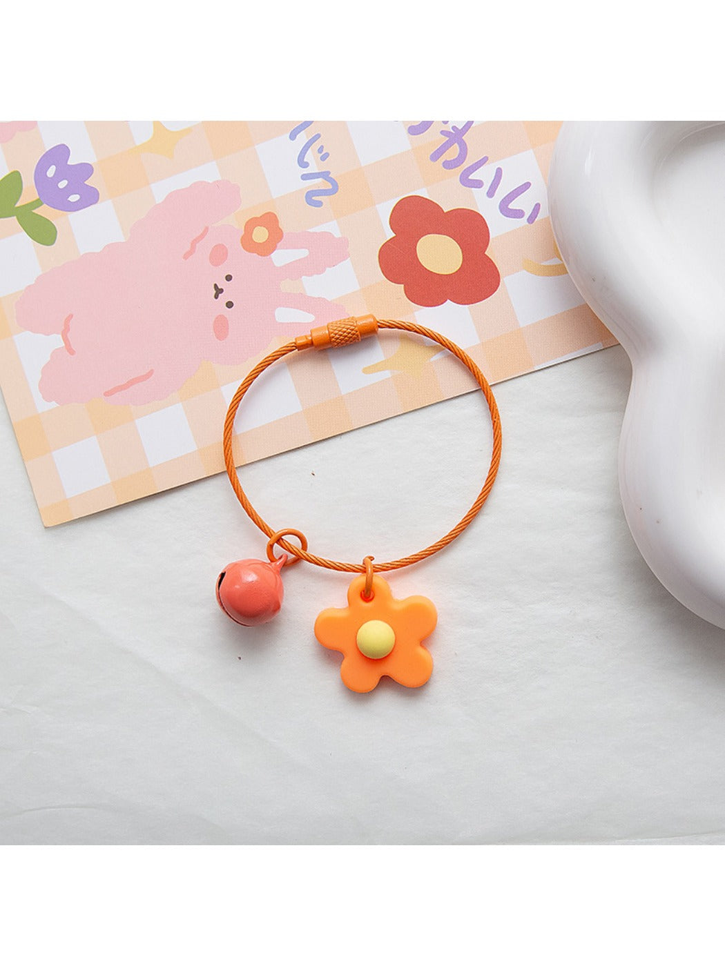 Keypus - Candy-Colored Flower Bell Keychain