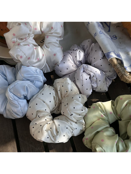 Gifty - Gentle Temperament Polka Dot Scrunchie
