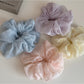Gifty - Irregular Embroidered Polyester Scrunchie