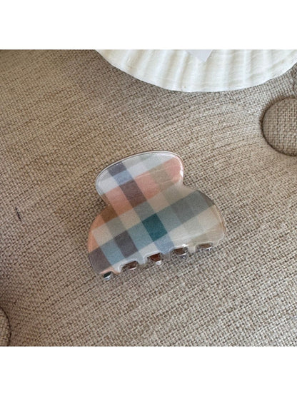 Beau - Delicate Plaid Hair Clip