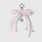 Keypus - Sweet Beaded Bow Star and Moon Keychain