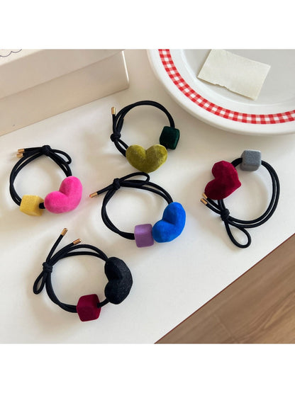 Gifty - Simple Cute Heart Shape Hair Tie