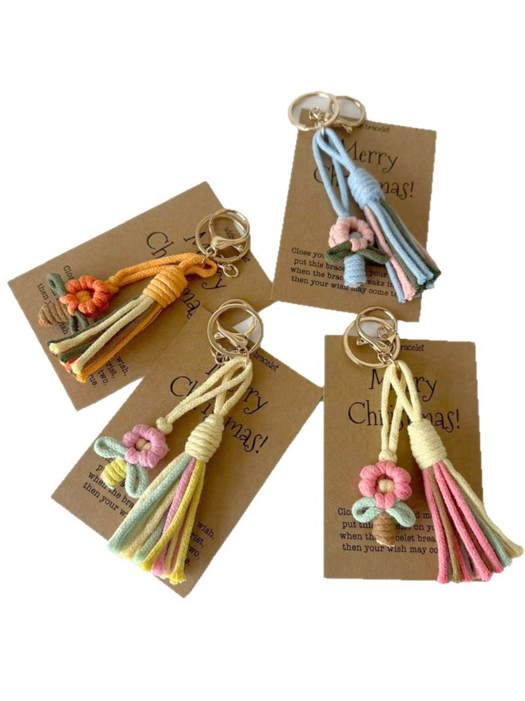 Keypus - Mini Flower Tassel Keychain