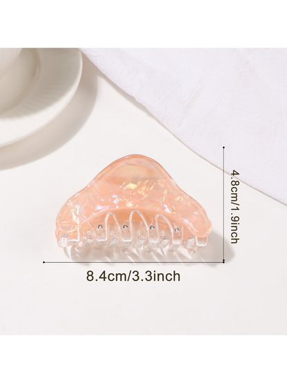 Beau - Iridescent Textured PVC Claw Hair Clip