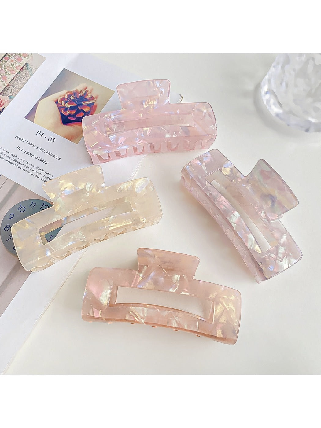 Beau - Minimalist Iridescent Hair Clip