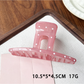 Beau - Lacquered Polka Dot Ring Accent Claw Clip