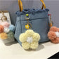 Keypus - Colorful Plush Flower Bag Charm Keychain