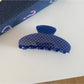 Beau - Fan Shape Decorative Acetate Fiber Claw Clip