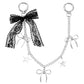 Keypus - Y2K Bow Heart Star Lace Bag Charm Keychain