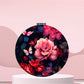 Mirroray - Floral Print Foldable Handheld Tabletop Mirror