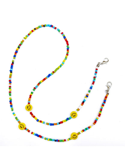 Velra - Colorful Smiley Face Eyeglass Strap
