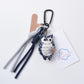 Keypus - Cute Navy Blue Owl Keychain