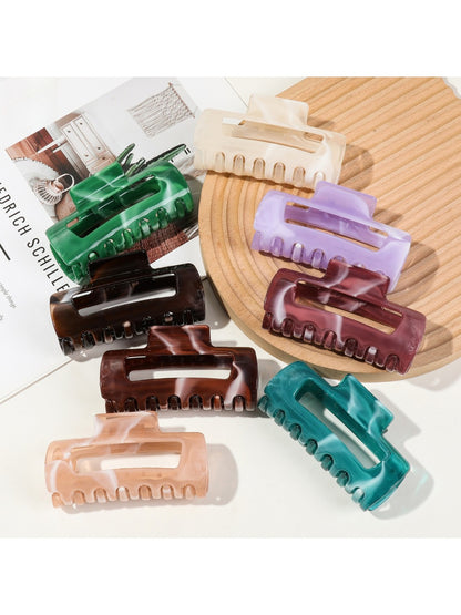 Beau - Round Edge Square Hair Clips