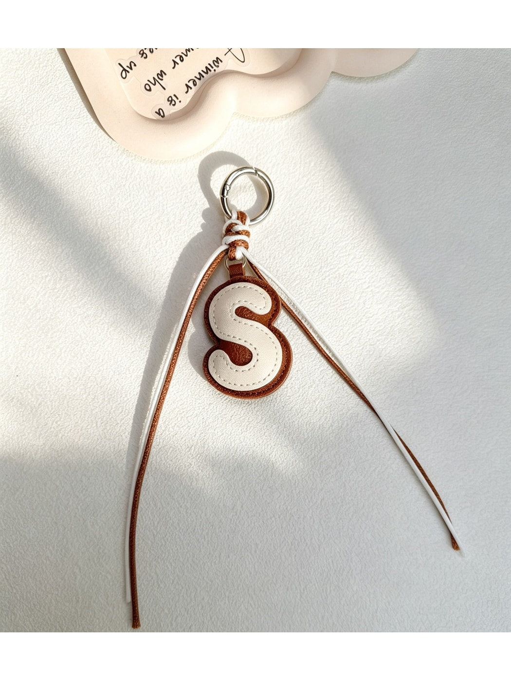 Keypus - Modern Minimalist Letter Bag Charm Keychain