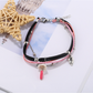Lovra - Bohemian Leaf Pendant Beaded Bracelet