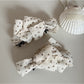 Beau - White Bow Banana Clip
