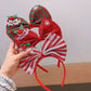 Gifty - Snowflake Detail Christmas Bow Headband