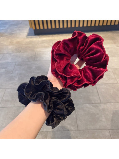 Gifty - Minimalist Solid Color Wave Scrunchies