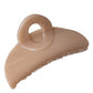 Beau - Glossy Geometric Ring Detail Half Moon Claw Clip