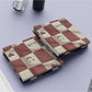 Mirroray - Adorable Smiley Face Plaid Compact Mirror