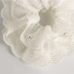 Gifty color block scrunchie displayed on a white background