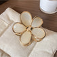 Beau - Five Petal Flower Hair Claw Clip