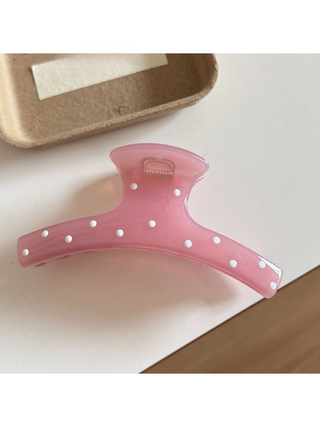 Beau - Polka-Dot Drip Glaze Hair Clip