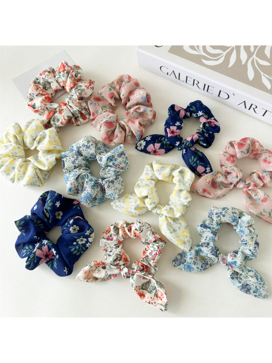 Gifty - Chiffon Floral Hair Scrunchie
