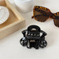 Beau - Simple Matte Finish Irregular Claw Clip