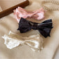 Beau - Polka Dot Satin Bow Hair Clip
