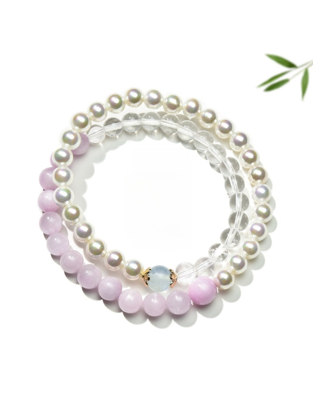Lovra - Crystal Geometric Multi Layer Beaded Bracelet