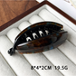 Beau - Curved Tortoiseshell Pattern Acetate Banana Clip