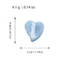 Beau - Glossy Heart Shaped Pastel Claw Clip