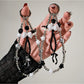 Keypus - Decorative Acrylic Bead Star Purse Charm Keychain