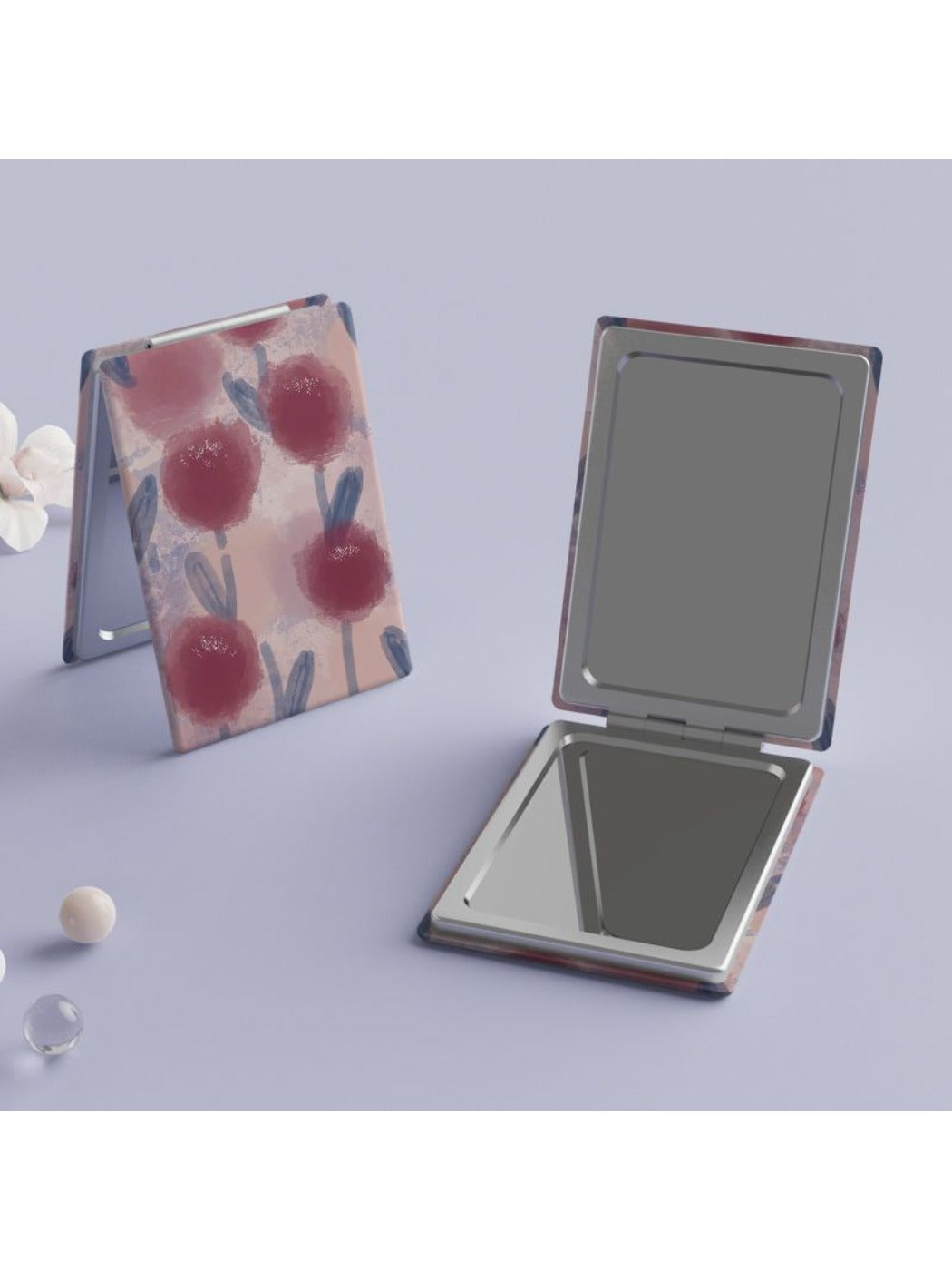 Mirroray - Oil Painting Tulip Pattern Vanity Mirror