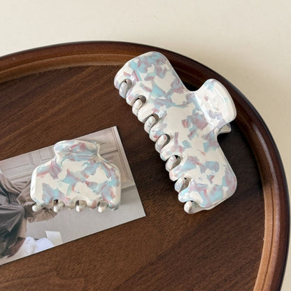 Beau - Marble Swirl Acetate Hair Claw Clip