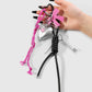 Keypus - Decorative Heart and Bow Cord Keychain