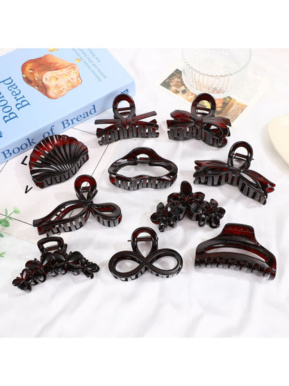 Beau - Vintage Multi Shape PC Hair Claw Clip