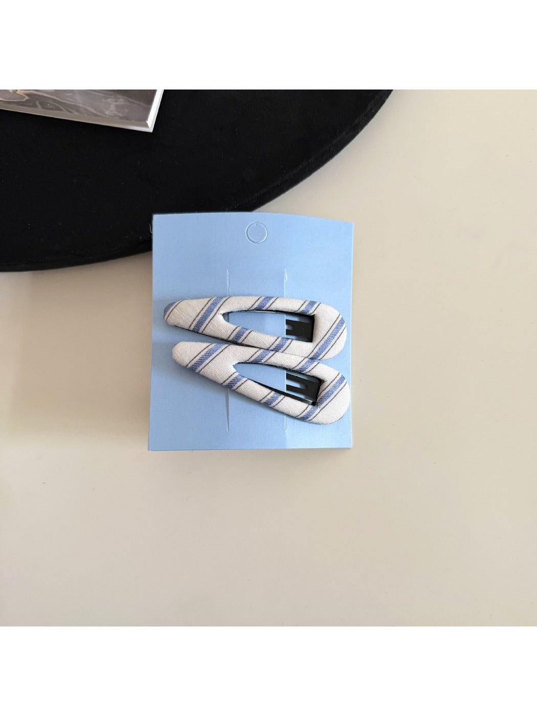 Beau - Classy Blue Plaid Hair Clip