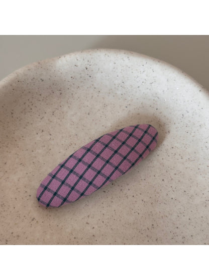 Beau - Irregular Oval Pattern Hair Clip