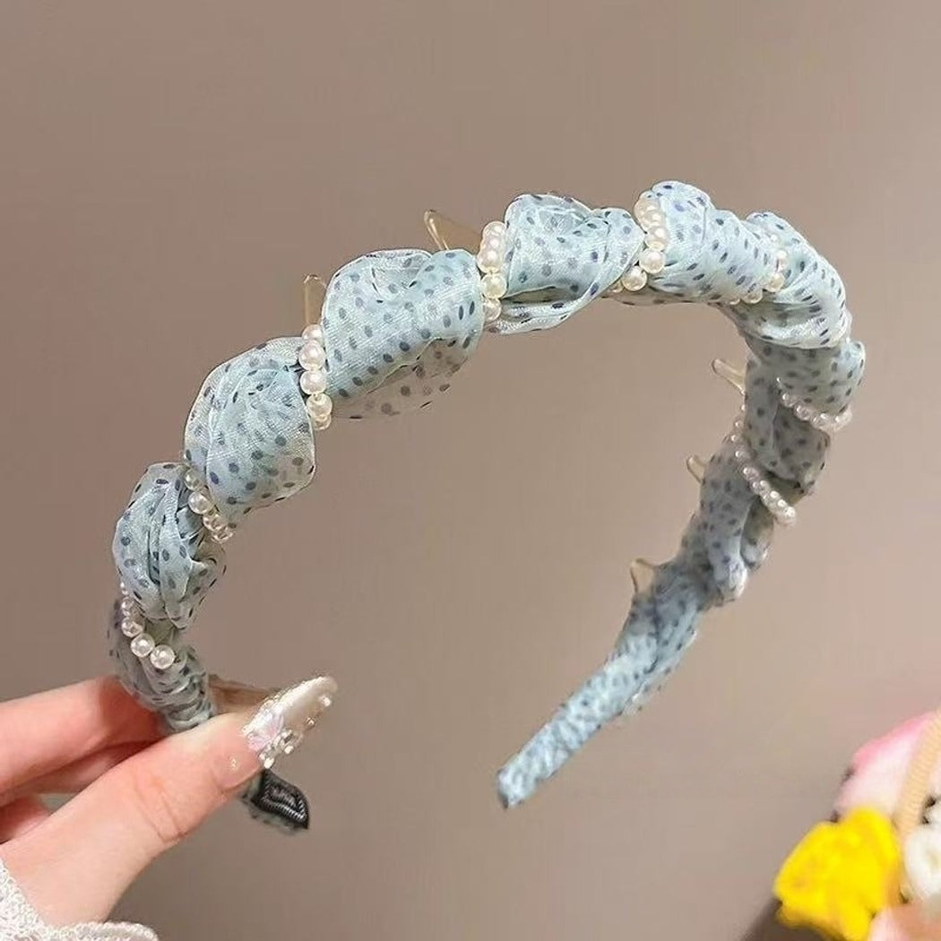 Gifty - Retro Twisted Mesh Detail Fashion Headband