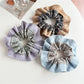 Gifty - Patchwork Plaid High Elastic Scrunchie