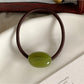 Gifty - Solid Color Oval Hair Tie