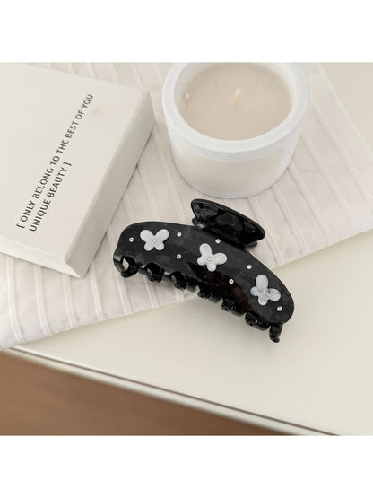 Beau - Bow Detail Rhinestone Style Claw Clip