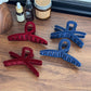 Beau - Elegant Velvet Hair Claw Clip Large