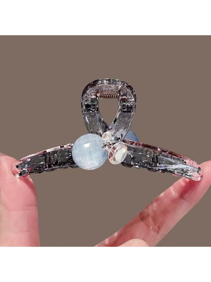 Beau - Geometric Cross PVC Alloy Claw Hair Clip
