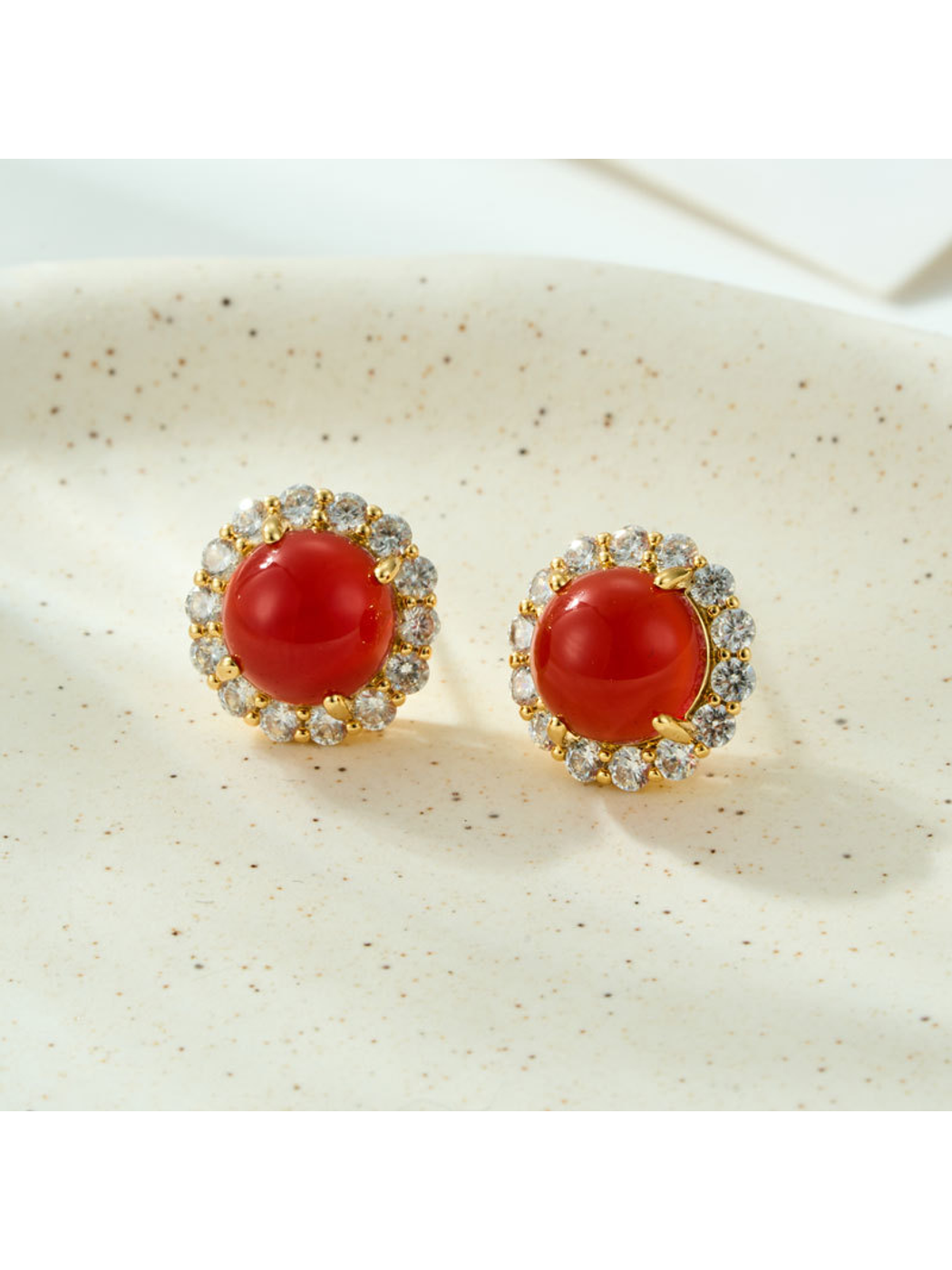 Earedge - Geometric Round Vintage Style Alloy Earrings