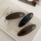Beau - Brown Oval Hair Clip