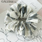 Gifty - Multi Pleated Plaid Scrunchie Hair Ring