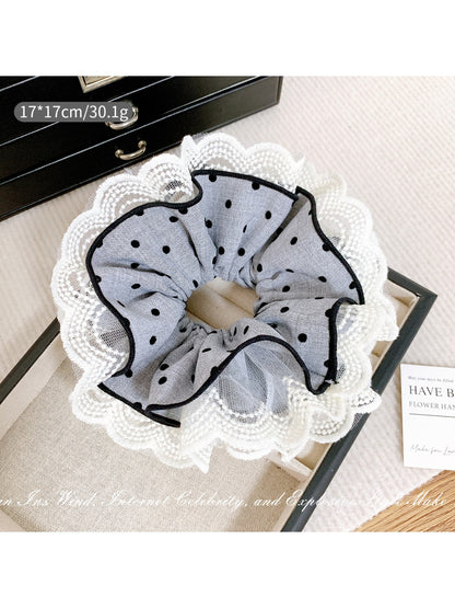 Gifty - Lace Polka Dot Hair Tie